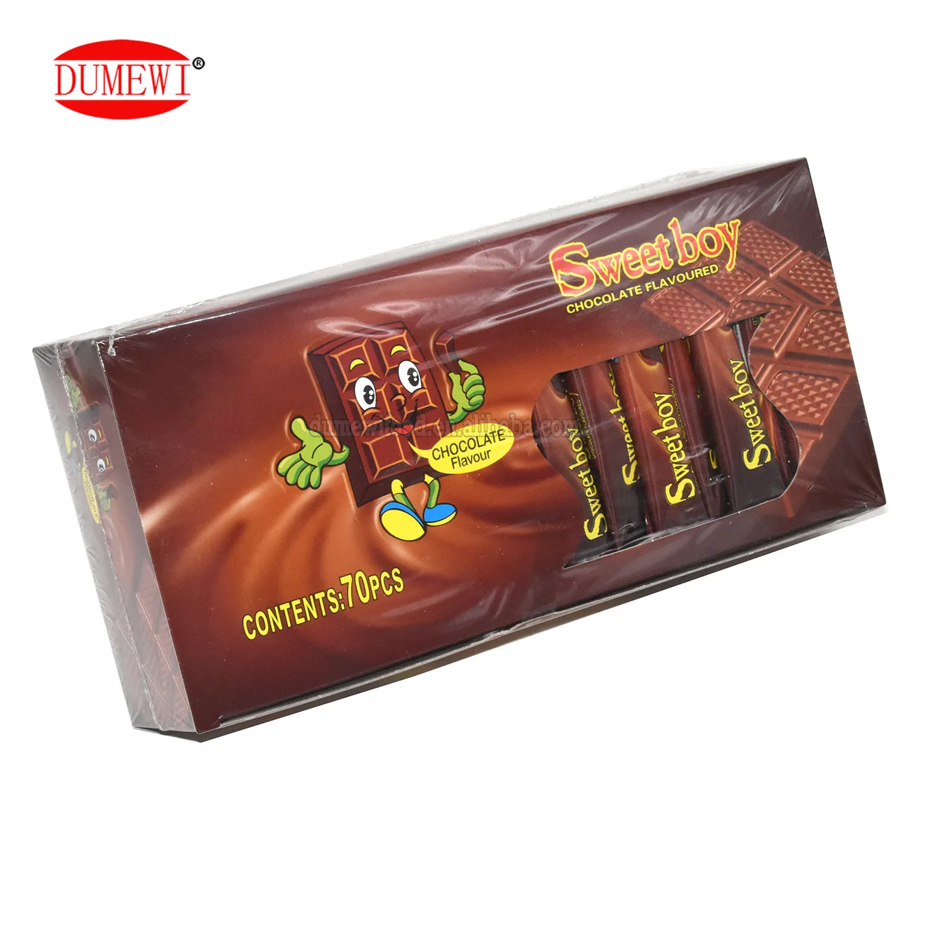 SWEET BOY 5 g Strawberry and Chocolate Flavored semi-soft chewy milk candy