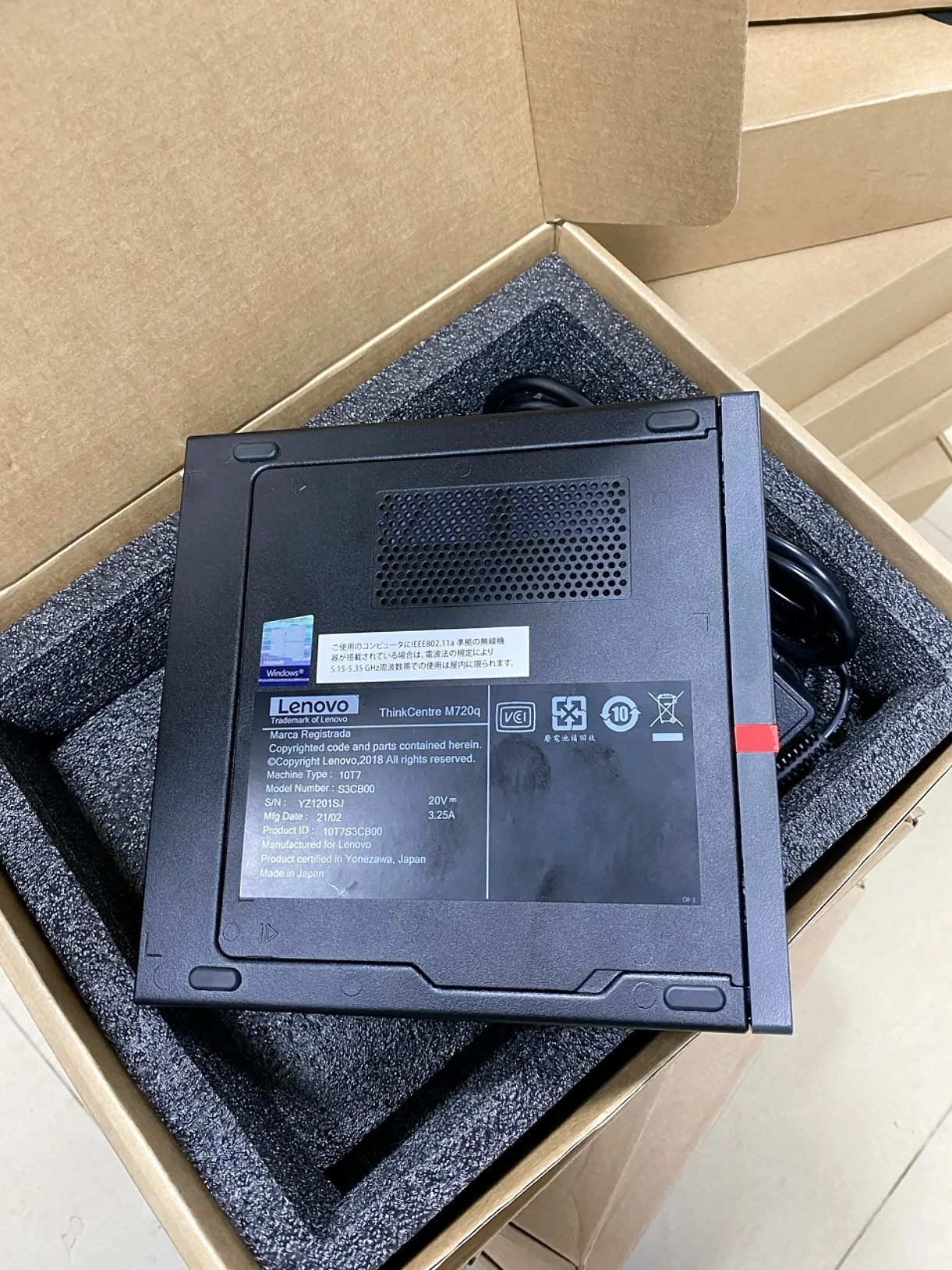 Used original Lenovo m720q Business Minicomputer supports i3i5i7 Design Games Business Home Entertainment Wireless mini pc