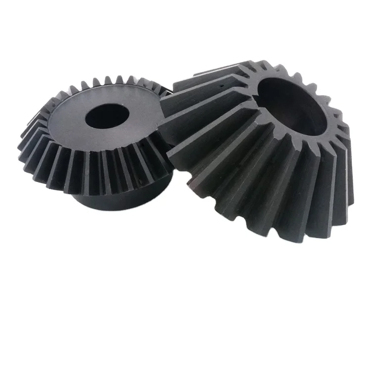High precision Nylon 11 injected plastic mold M1.5, 30 teeth straight gears conical pinion gears pro plastic gears