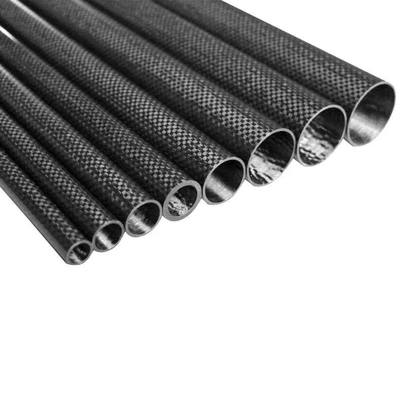China Factory supply OD26-30mm 0.5m-3m custom length ultra-high strength carbon fiber tube thickening custom