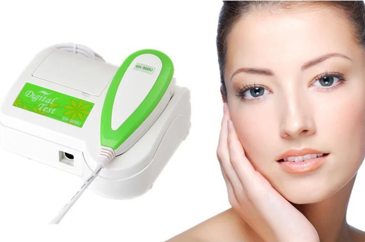 Portable 3 in 1 facial skin analyzer machine 3d oil acne pore scanner test analysis  facial skin analyzer