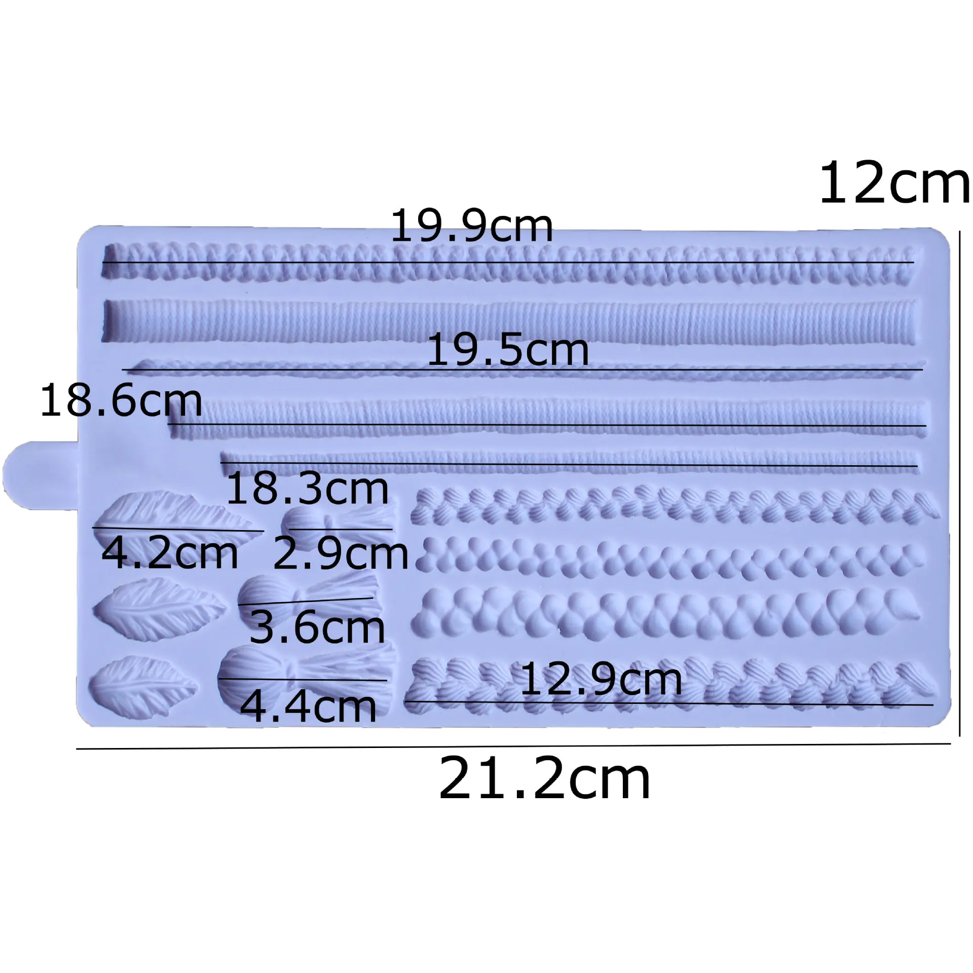 Hemp Rope Accessories Macrame Silicone Mold Fondant Cakes Decorating Mould Sugarcraft Chocolate Baking Tools For Cakes Gumpaste