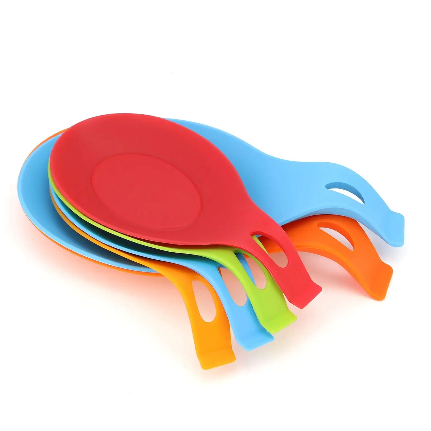 Yongli Food Grade Silicone Spoon Holder Utensil Rest Silicone Grey Color Drip Pad Rests & Pot Clips