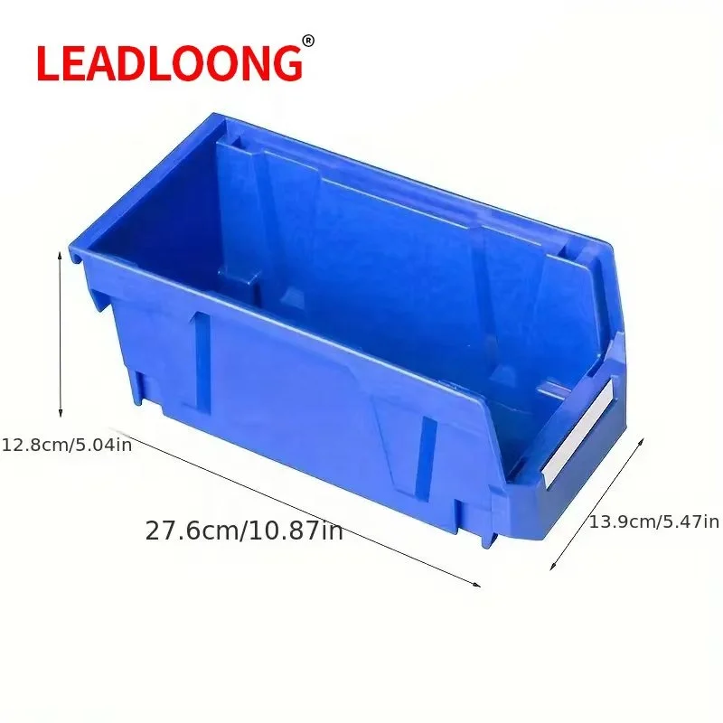Warehouse Nestable Stackable Plastic Spare Parts Storage Bin