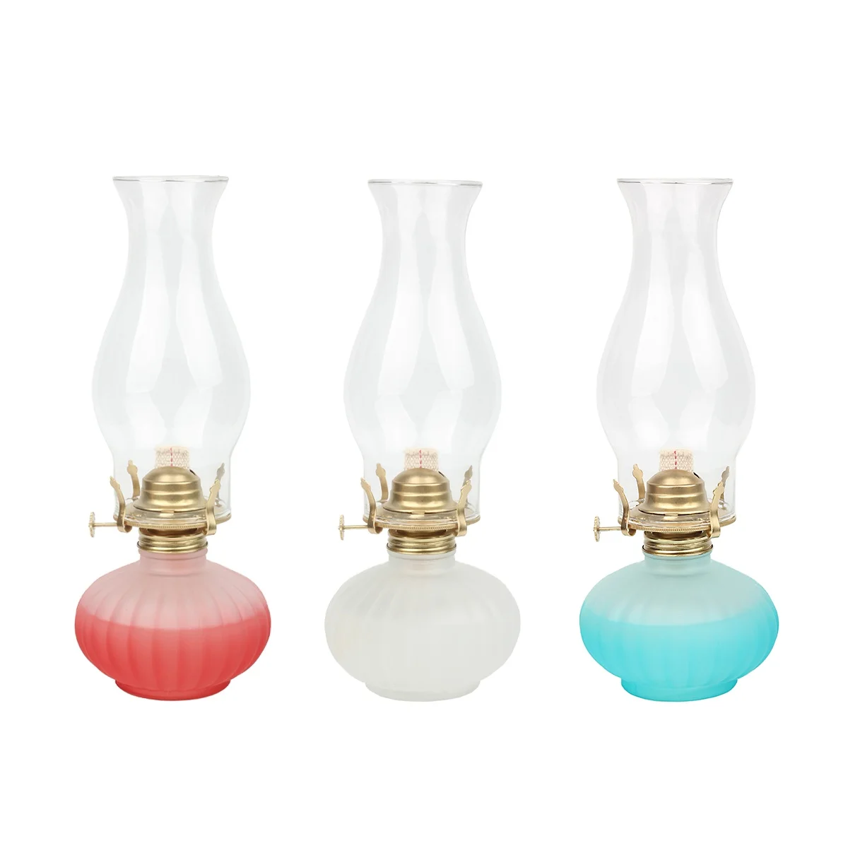 Factory Wholesale Custom Decorative Mini Glass Lighting Oil Lamp
