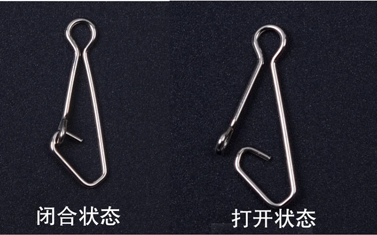 Easy to use quick tool free  Fishing swivels with Hooked Snaps