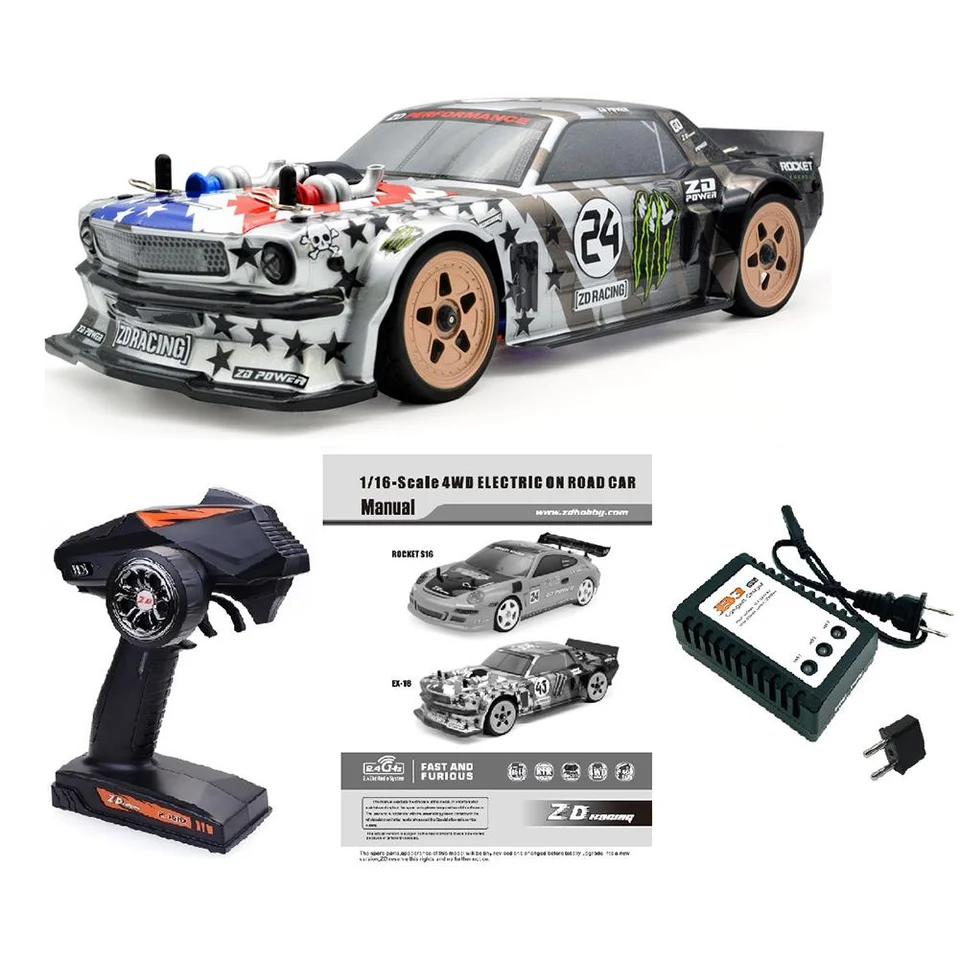 ZD EX-16 rock crawler rc car 4x4 1/16 40km/h High Speed Brushless Motor 4WD RC Cars Vehicles the fastest remote control car