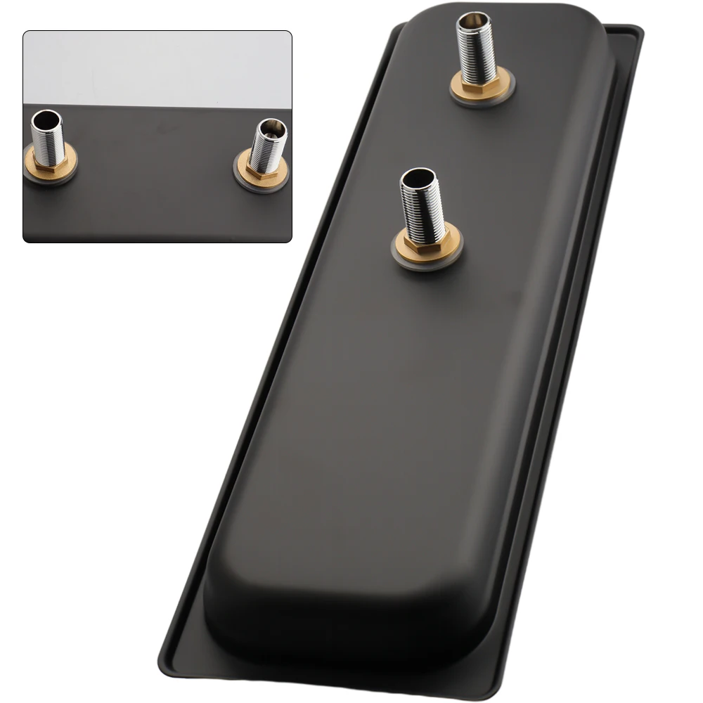 530mm Beer Stainless steel Spray Glass Rinser Black Drip Tray with Glass Rinser Faucet Glass Automatique Rinser