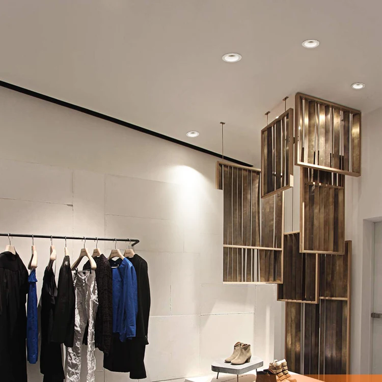 Aluminum Clothing Store Recessed Mounted COB COD 7W 9W 12W Led Spotlight