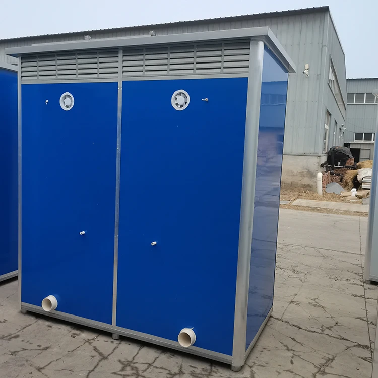 Professional China Portable Toilet With Air Conditioner, Modular Prefab Shower Room With Toilet