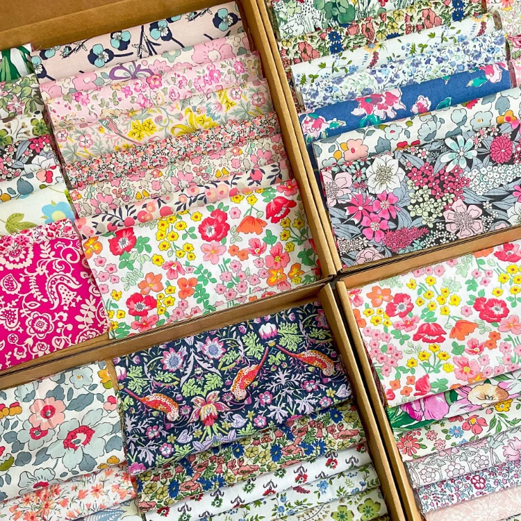 Многолистичная маленькая Цветочная печать на заказ Летняя женская одежда 100% тановой лужайки для детей лондонская свободная ткань по метру