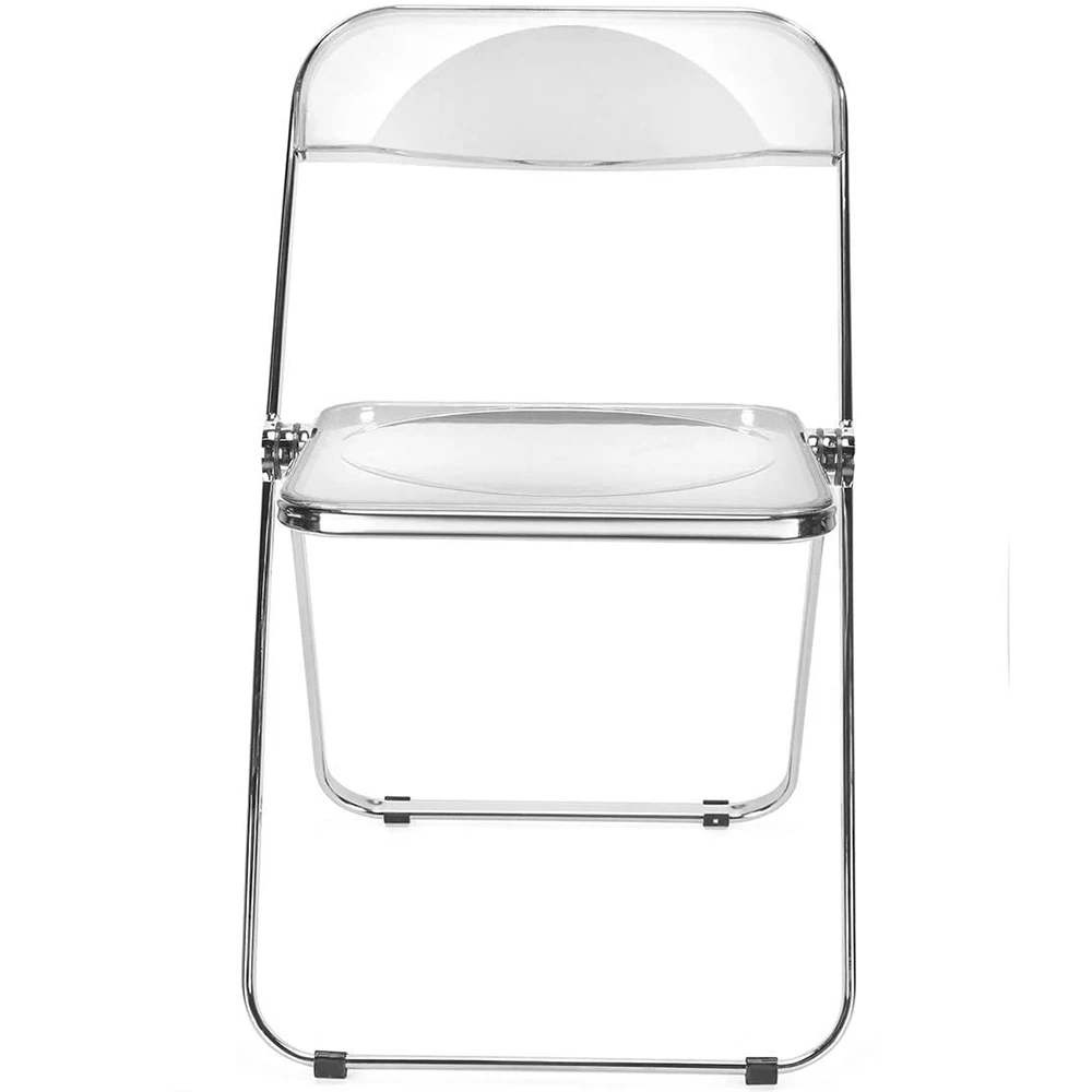 Modern scandinavia nordic high quality white plastic folding chairs for event outdoor folding garden zero gravity chair