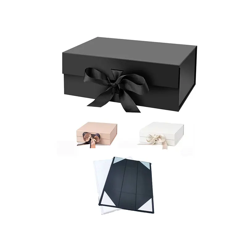 Custom Magnet magnetic luxury packaging folding paper gift box for business