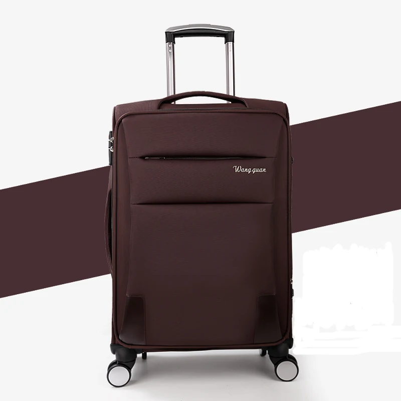 Factory price wholesale Oxford cloth suitcase 20'24'28'inch luggage 3 sets carry on luggage Solid suitcase hand luggage