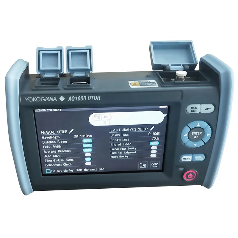 Оригинальный YOKOGAWA OTDR AQ1000, 32/30 дБ, встроенный след, вид карты, как EXFO