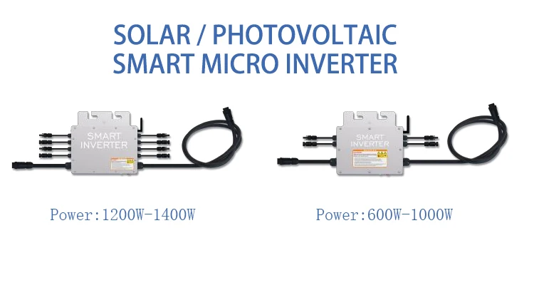 Solar photovoltaic smart micro inverter 300W 600W 1000W micro inverter