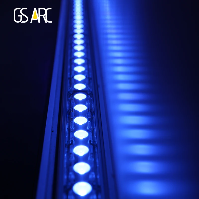 
GSARC Outdoor facade LED linear wall washer lights outline led building lighting decoration with led 