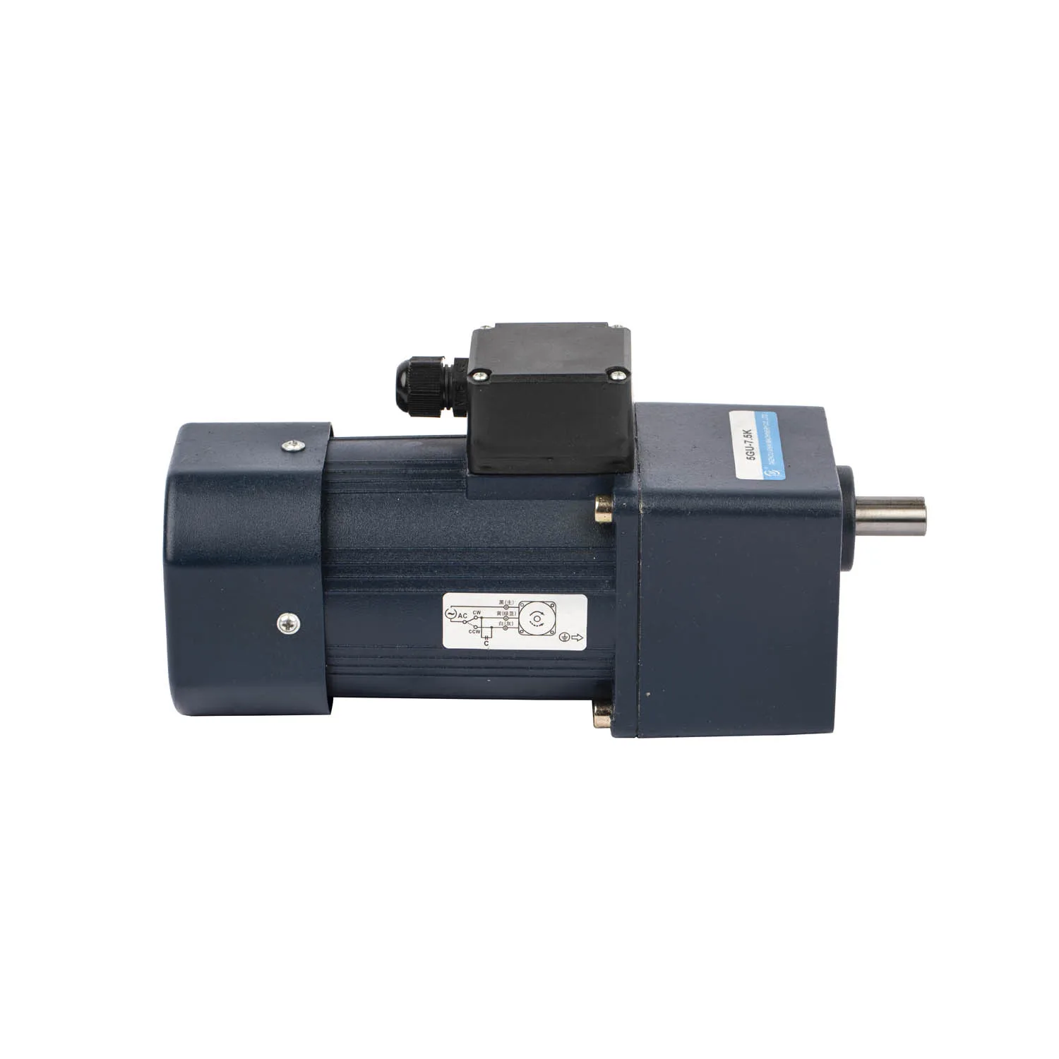 Three phase single phase micro small AC reversible induction magnetic brake gear motor 5IK140GU-CF