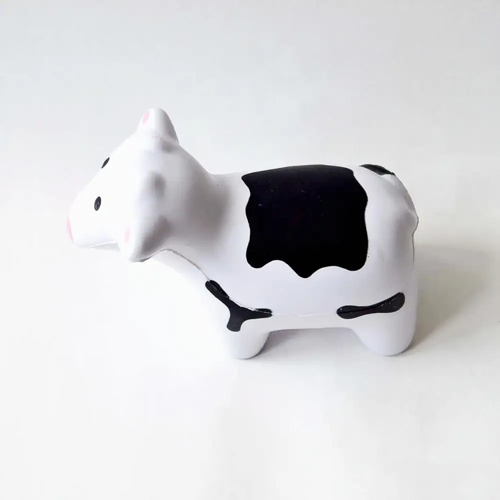 cow shape pu foam stress ball for promotion