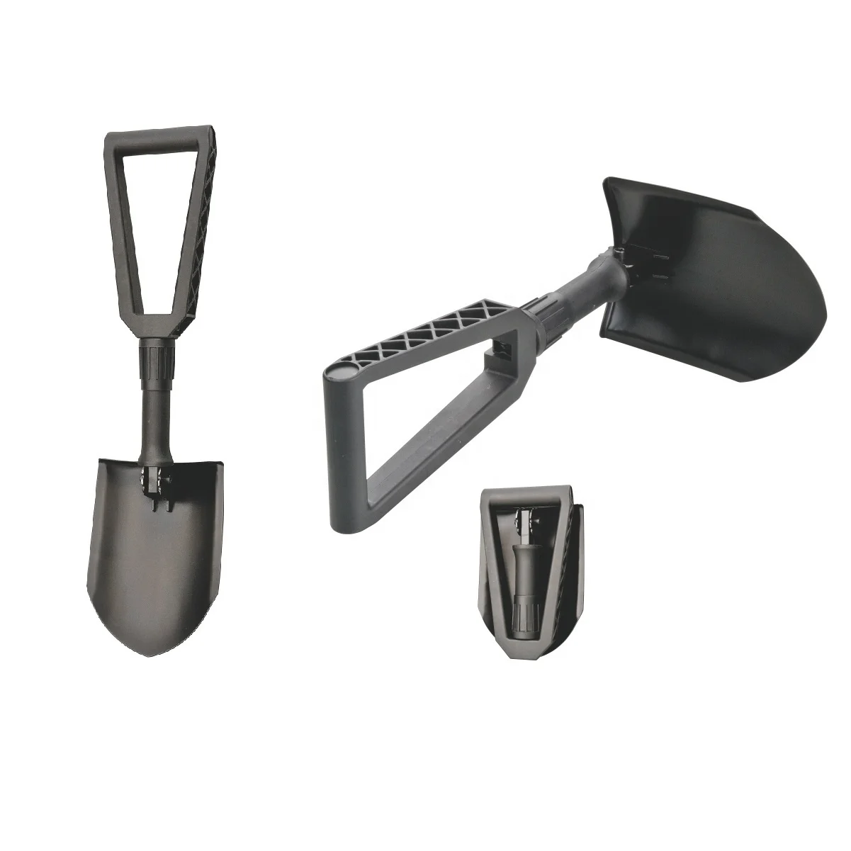 
301 NATO Military DESIGN army steel Shovel foldable with Nylon PLASTIC Handle 