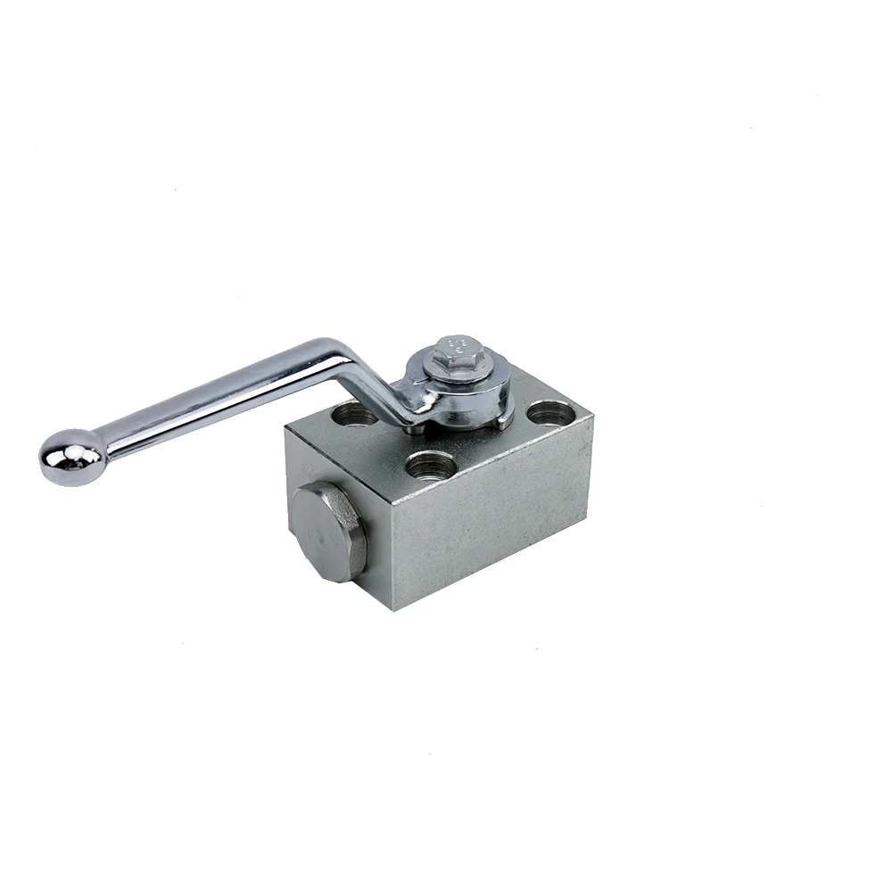 KHP-16 Carbon Steel 4000Psi  Manufactures High Pressure Plate Hydraulic Ball Valve 1/2 Inch DN16