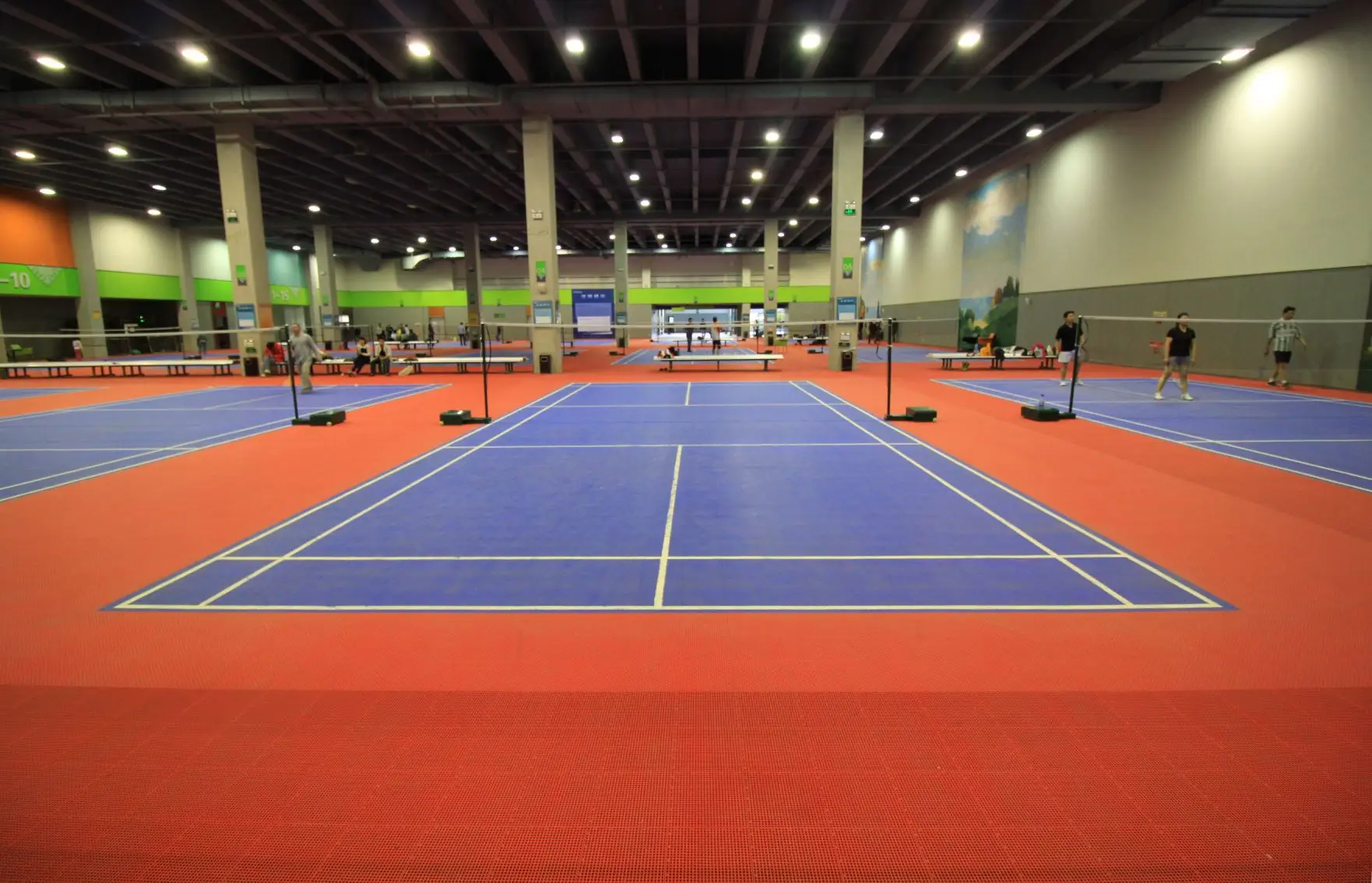 customized techo para pista de tenis basketball indoor sport court flooring playground floor outdoor