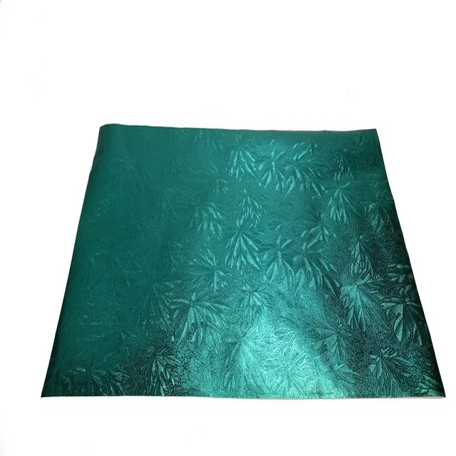
printed embossing gold aluminum laminate aluminium foil craft paper for decoration 