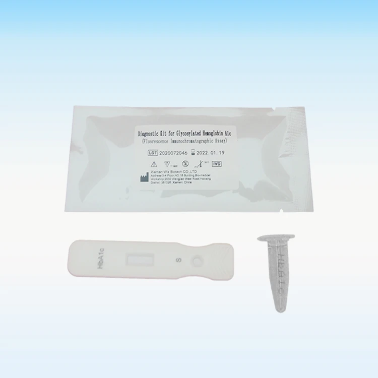 Diagnostic Glycosylated Hemoglobin A1cn HbA1c rapid test kit veterinary