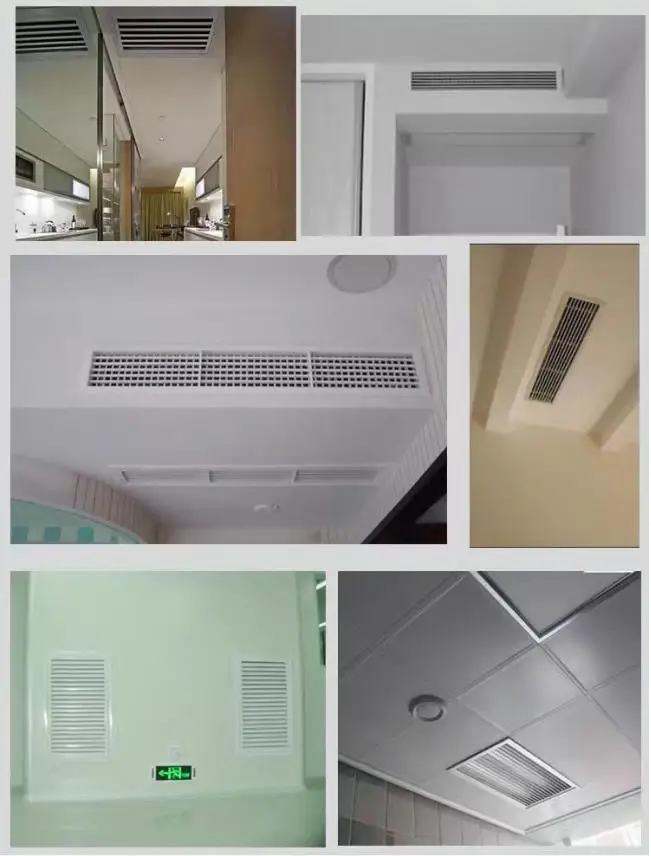 Competitive Price Modern Air Conditioning Ventilation System Plastic linear slot diffuser Air conditioning vent