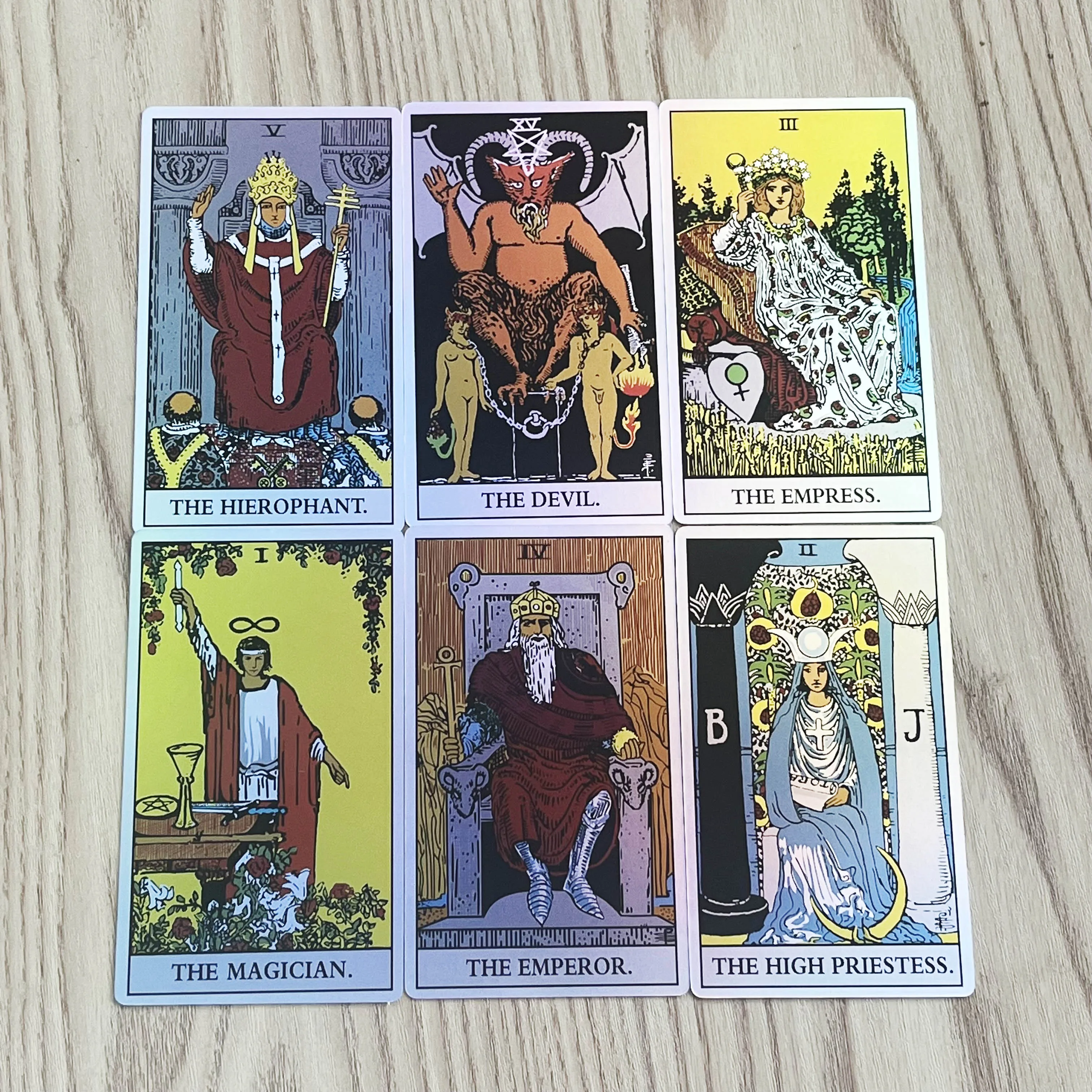 High Quality Factory Print Your Own Holographic Tarot Cards