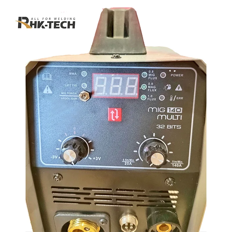 RHKTECH 2022 New  Portable Multifunctional 3in1 Automatic Digital Display 1KG Welding Wire MMA TIG MIG Welding Machines For Sale