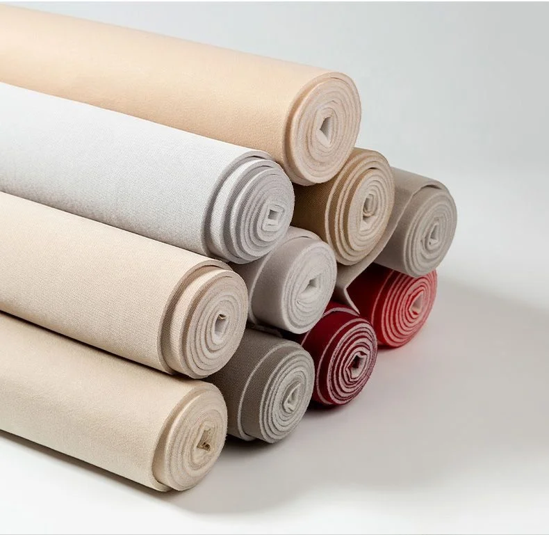 Car Interior Ceiling Material Car Headliner Fabric Flock Bonded Sponge Fabric for Car headliner&roof