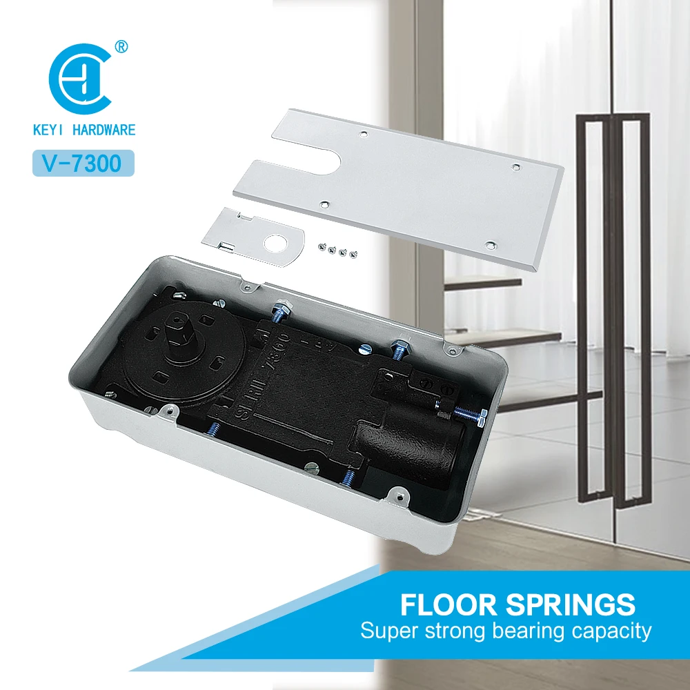 High quality System Concealed Wooden Door with Hydraulic Self-Closing Adjustment Bottom Pivot Accessory floor spring