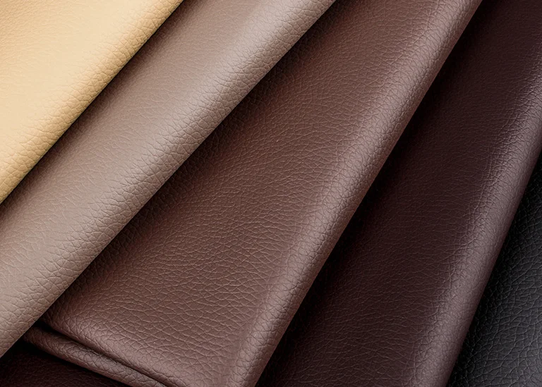 0.8MM Black Faux Leather Semi PU Leather For Sofa