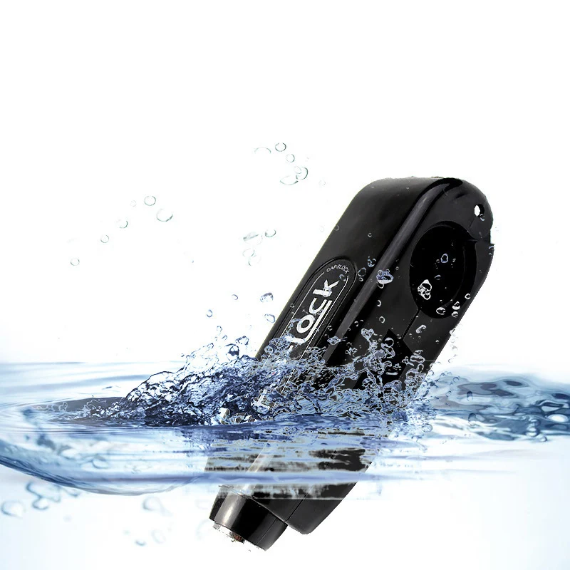 Motorbike Modified Handlebar Lock Helmet Moto Bike Lock Alarm Safety Protection Handlebar Lock