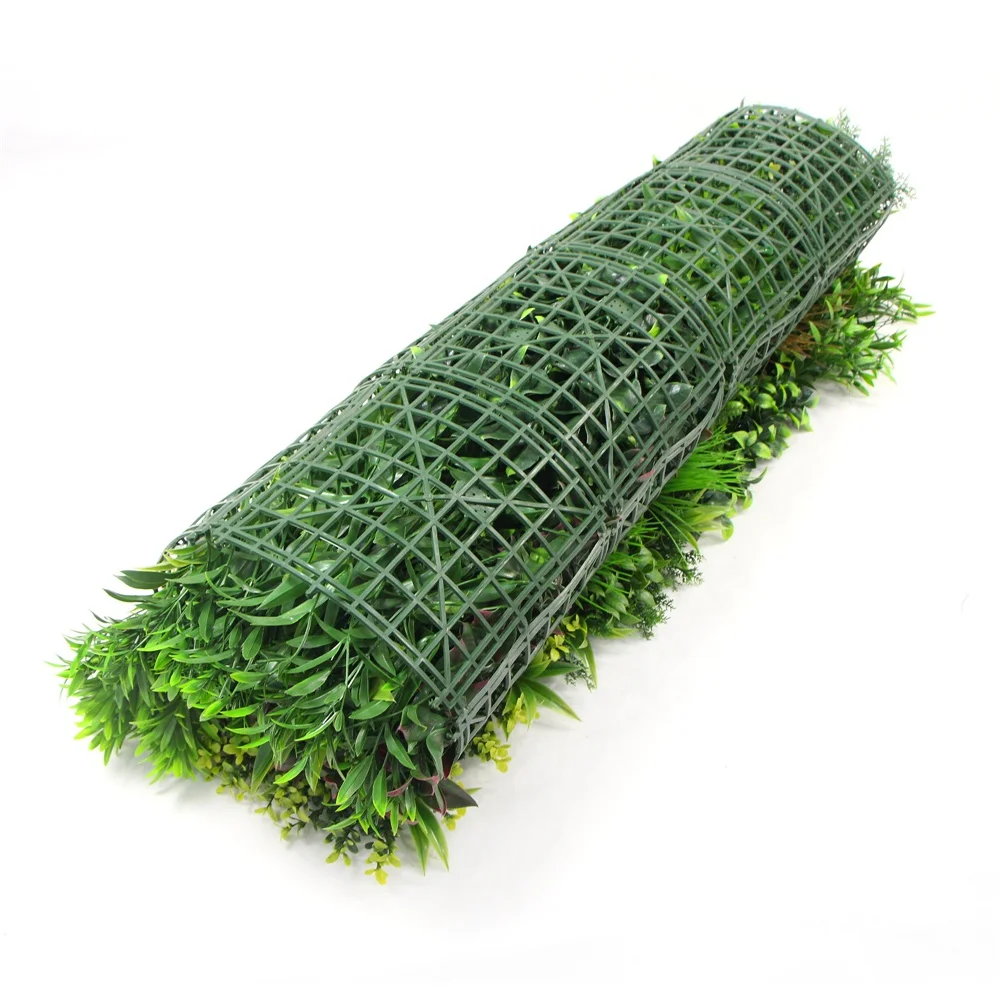 fresh PE artificial vertical garden wall artificial fence living wall panels for privacy safety