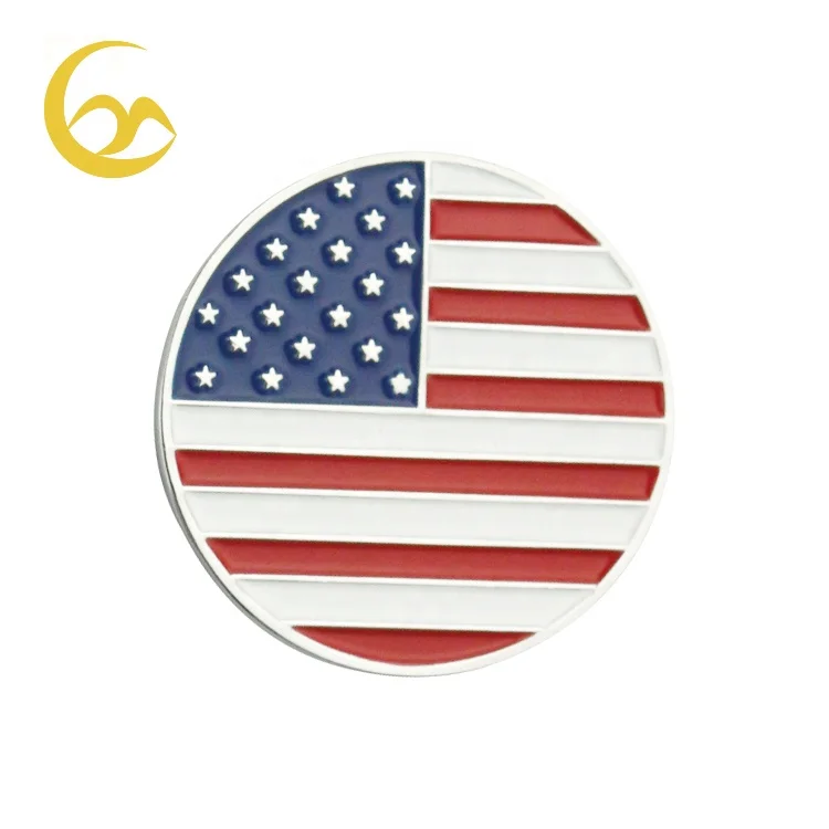 
Golf Accessories Cheap Magnetic Flag Golf Ball Marker 