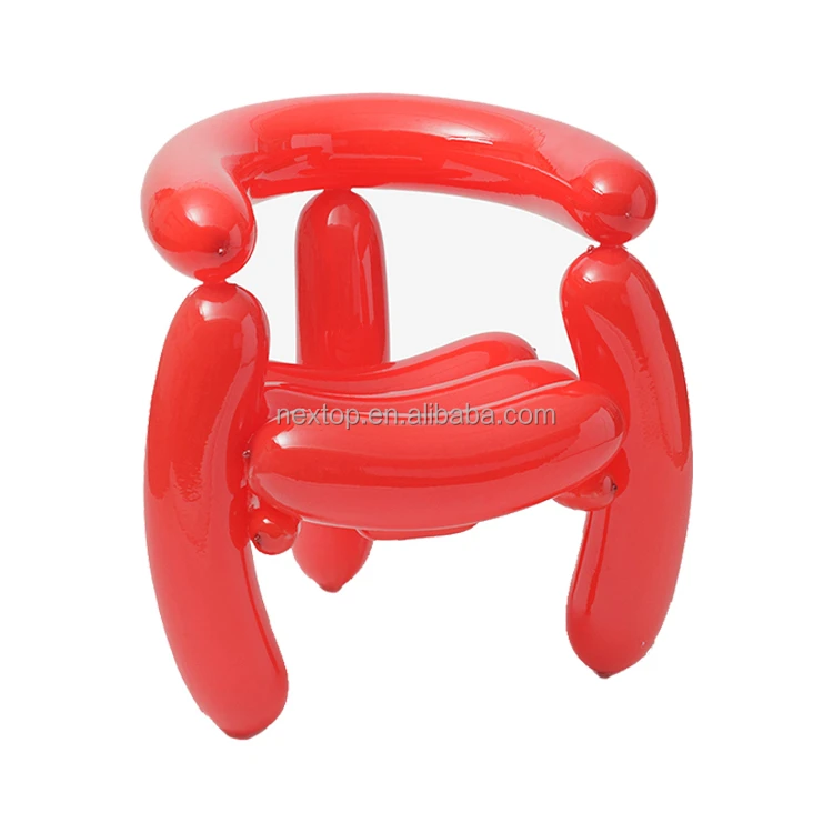 Creative design models personality design fibreglass chair balloon shape leisure chair