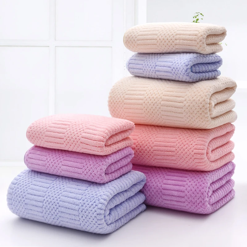 bulk absorbable coral fleece microfiber blanket or bath towel