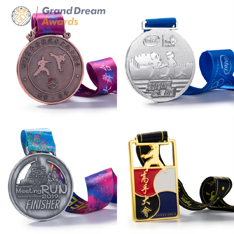
Marathon sport medal custom running metal medal martial arts irregular children metal medal 