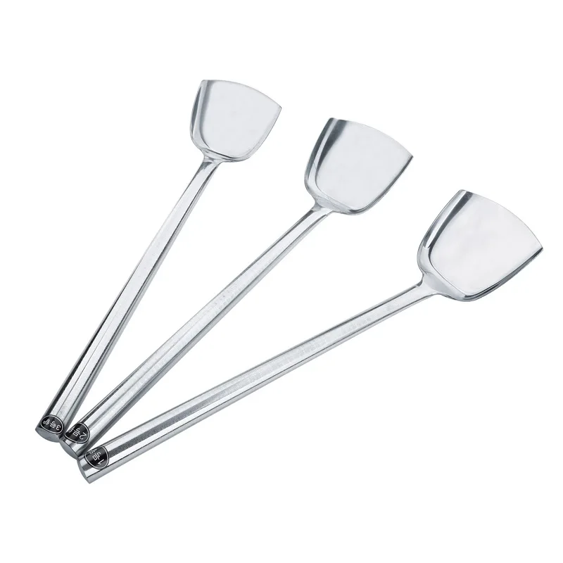 Wholesale OEM In Stock Stainless Steel Heat Resistant Non Toxic Kitchen Cooking Spatula