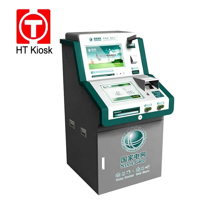 Foreign currency exchange Local cash coin exchange cash coin recycler thermal receipt printer customized kiosk