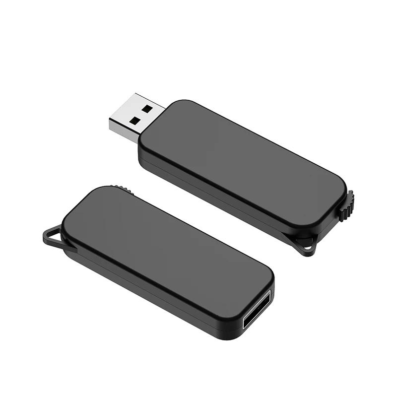 
Plastic USB Sliding Pen Drive With Customized Logo 128GB 64GB For Gift ABS USB Flash Drive 