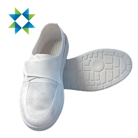 SKPURE PVC Sole Upper Cold Sticky Shoes with Mesh PU ESD Shoes Antistatic Shoes for Cleanroom