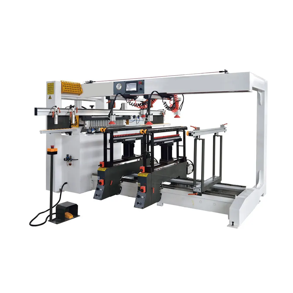 Drill holes machine three lining multi spindle woodworking boring machinery