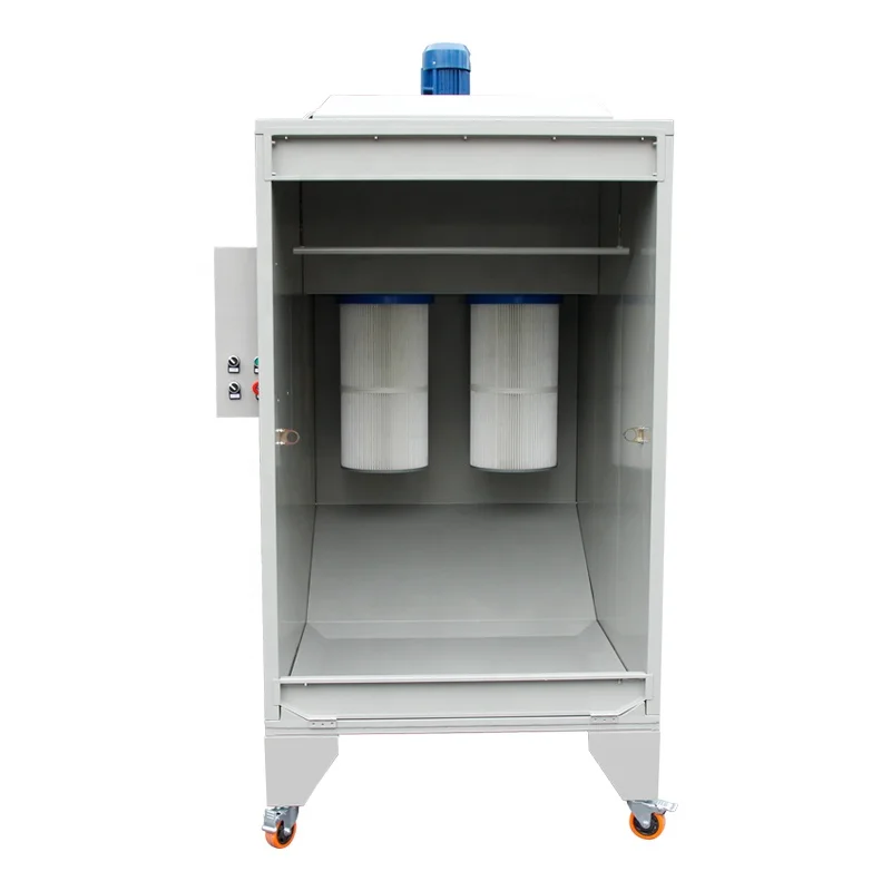 Small Powder Coating Spray Booth with filter Recovery