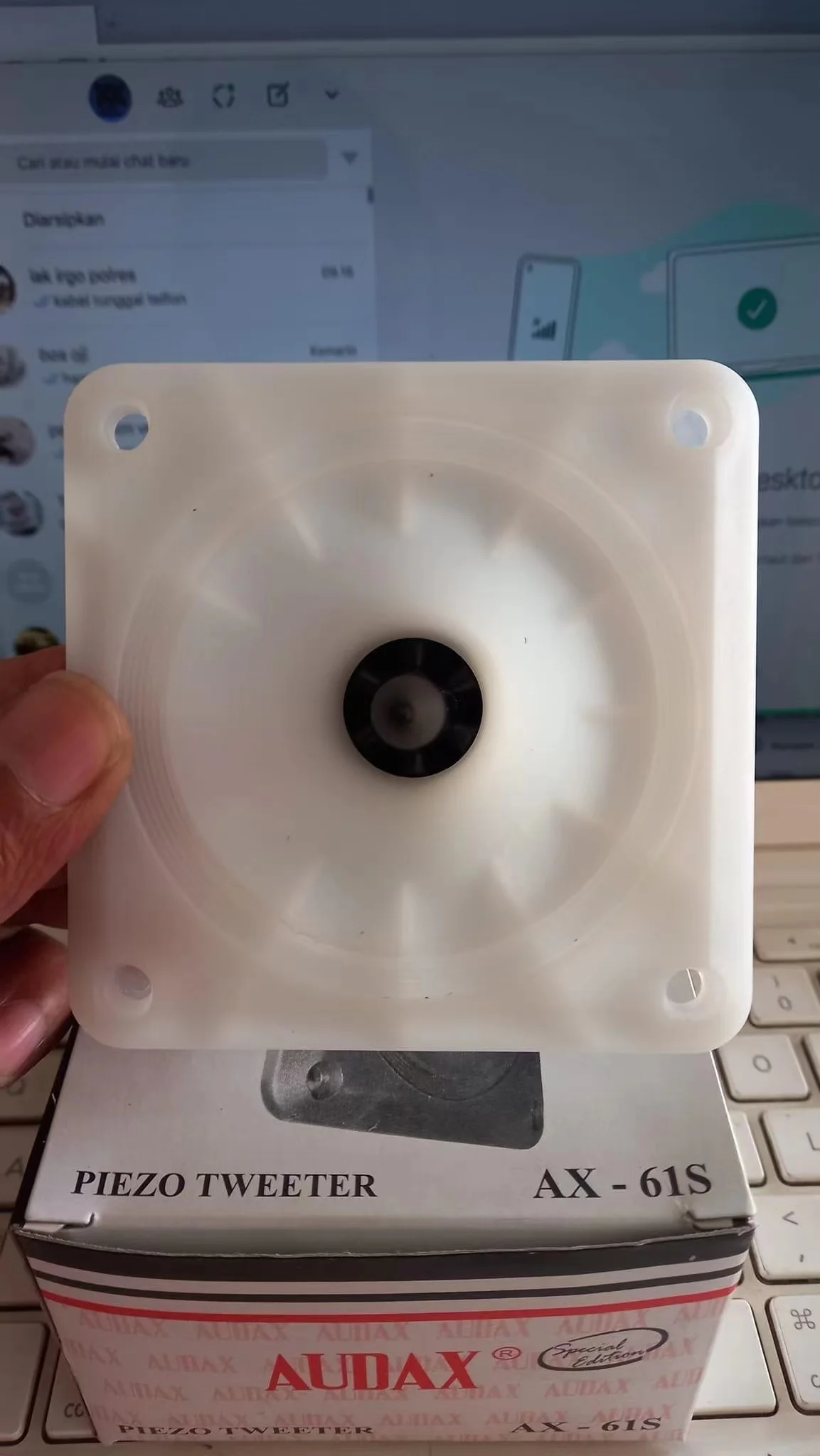 AUDAX AX-61S Piezoelectric ceramic high pitched swallow breeding swallow house Cloth Diaphragm ABS material   piezo tweeter