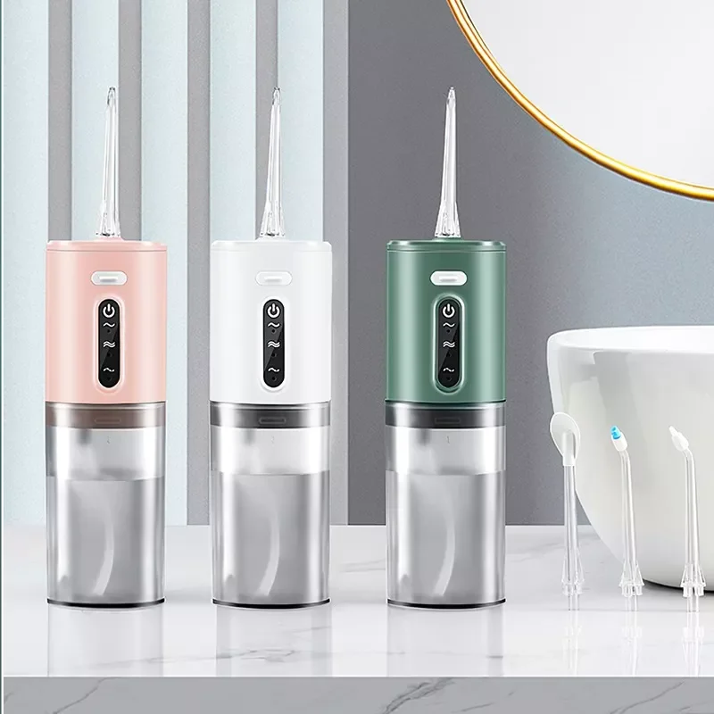 Hot Sale Portable 280ml Mini Flosser Oral Irrigator Teeth Cleaning Cordless Tooth Irrigation Electric Water Dental Flossers