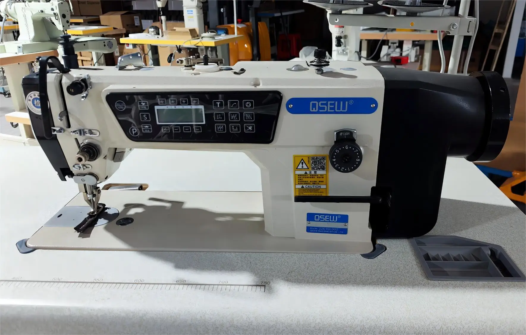 QS-0321 Direct drive top and bottom feed walking foot  for heavy duty lockstitch industrial sewing machine