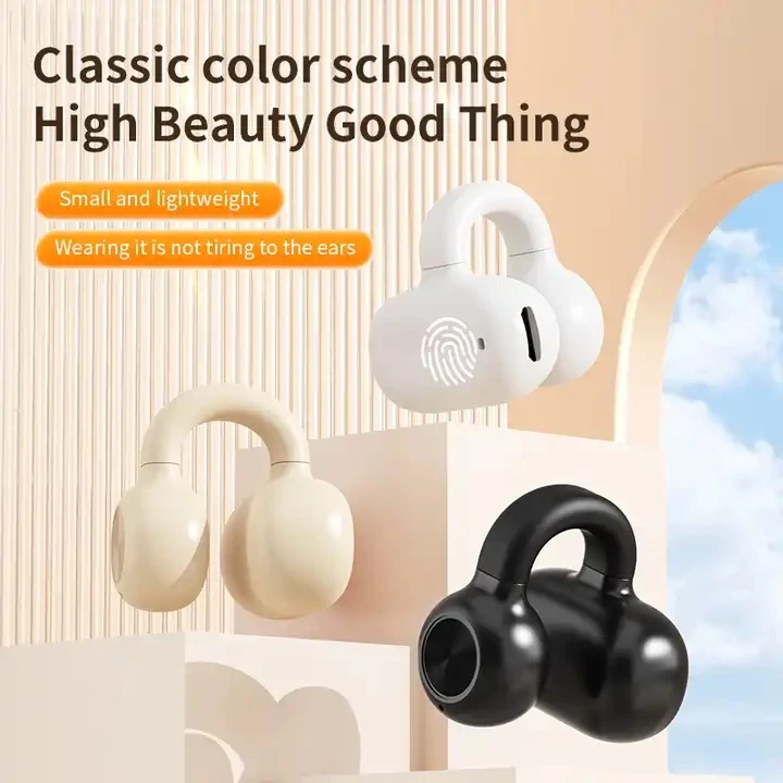 Hot-Selling Z28 Mini Ear Clip HeadphoneBT5.3 Wireless Business Earphone Non In Ear TWS OWS Earbuds Music Headset